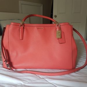{**💕HOST PICK💕**} COACH Sappiano Satchel with cross body strap